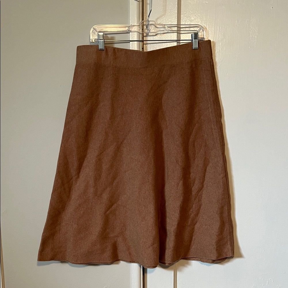 Liz Claiborne A-Line Brown Skirt